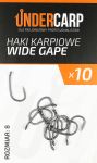 Undercarp Teflonowe haki karpiowe WIDE GAPE 10